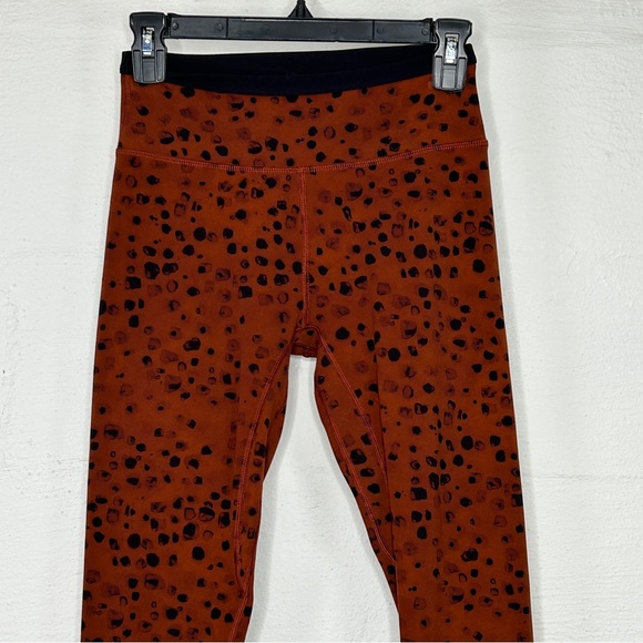 Stori Leggings Womens 6 Brown Black Challenge 7/8 Tight Hazy Spot Brandy Onyx - Picture 6 of 14